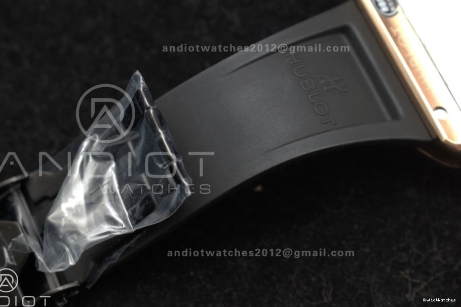 Edition Dial BBF Bezel Skeleton 1:1 A Ceramic Square Unico on Affordable Rubber RG Bang Strap 42mm 1116 Black Best 1024